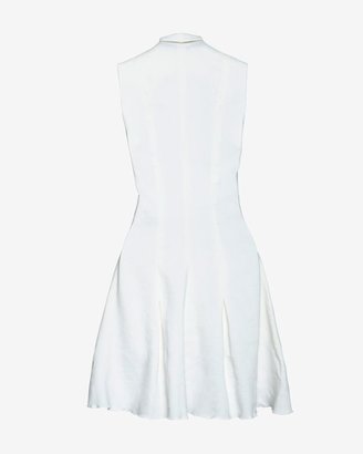 L'Agence Exclusive Zipper Detail Linen Dress