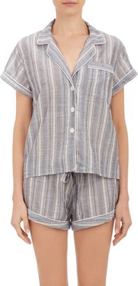 Steven Alan Women's Multi-Stripe Pajama Shirt-Multi