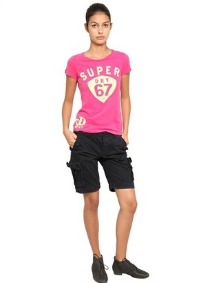 Superdry Printed Cotton Fitted T-Shirt