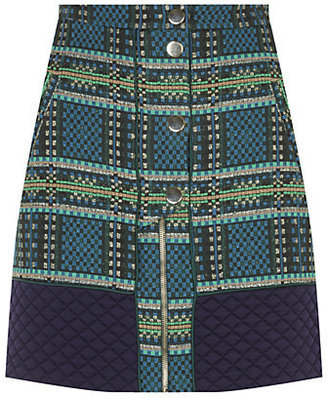 Matthew Williamson Tartan Blanket Mini Skirt