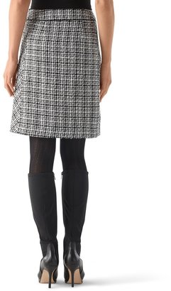 White House Black Market Boucle Tweed Skirt