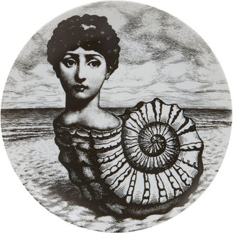 Fornasetti Woman In A Shell" Plate