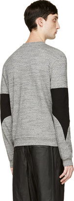 Public School Grey Accent Sleeves Sweatshirt