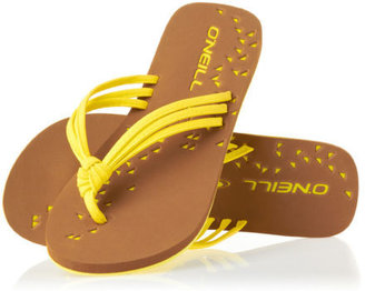 O'Neill Ftw Ditsy  Womens  Flip Flops - New Safety Yellow