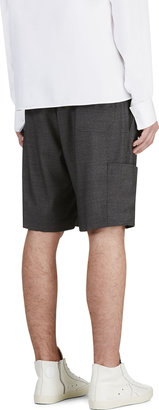 J.W.Anderson Grey Wool Bermuda Shorts