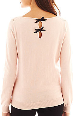 MNG by Mango Long-Sleeve Sweater with Bow Detail