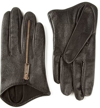 DSquared 1090 DSQUARED2 zip detail gloves
