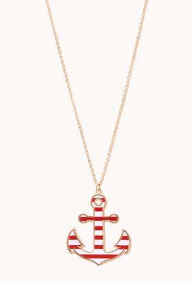 Forever 21 Set Sail Pendant Necklace