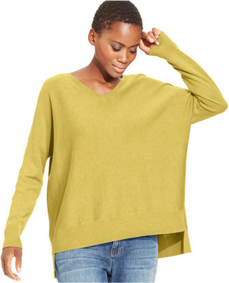 Eileen Fisher High-Low Wool Tunic Sweater