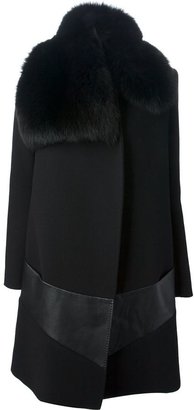 Sharon Wauchob fur collar coat