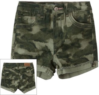 Levi's camouflage denim shorts - girls 7-16