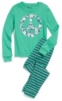Tucker + Tate Two-Piece Fitted Pajamas (Toddler Girls)