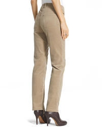Chico's Corduroy Slim Pants in Countess Taupe