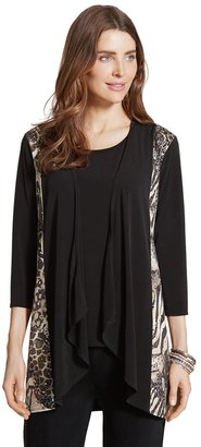 Chico's Shimmering Animal Pieced Jacket
