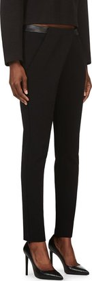 Dion Lee Black Compact Stretch Exit Trousers