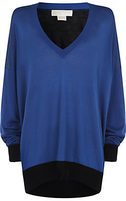 MICHAEL Michael Kors Bi-Colour Drop-Sleeve Sweater