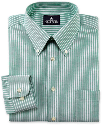JCPenney Stafford Travel Wrinkle-Free Oxford Dress Shirt-Big & Tall