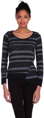 Romeo & Juliet Couture Striped Sweater Top