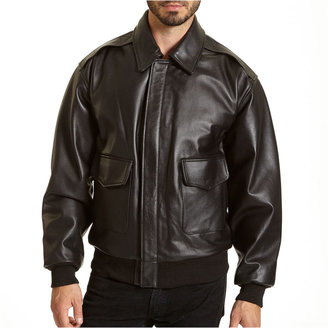 JCPenney Excelled Leather Flight Jacket - Big & Tall