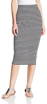 XOXO Juniors Stripe High-Waisted Pencil Skirt