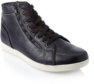 21men Faux Leather High-Tops