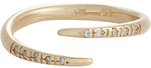 Loren Stewart Women's Pavé Diamond & Gold Snake Ring