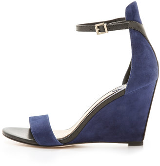 Brian Atwood Roberta Ankle Strap Wedge Sandals