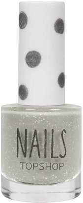 Topshop Nails - White Speckle