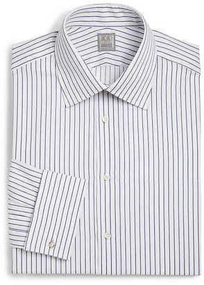 Ike Behar Regular-Fit Crosby Striped Dress Shirt