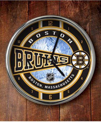 Memory Company Boston Bruins Chrome Clock