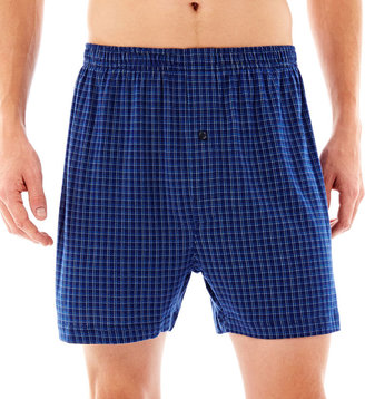 JCPenney Stafford Knit Cotton Boxers