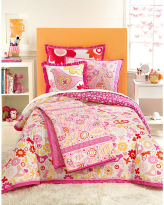 Martha Stewart CLOSEOUT! Collection Kids Flower Power 3 Piece Full/Queen Comforter Set