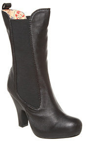 Miss L Fire Chelsea The Boot Black Leather