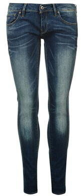 G Star 3301 Midwash Skinny Fit Womens Jeans