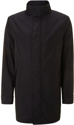 Armani Collezioni Men's Bonded nylon funnel jacket