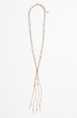 BP Beaded Chain Tassel Layering Necklace (Juniors)