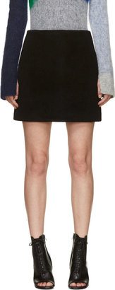 DSQUARED2 Black Wool Lisa Mini Skirt