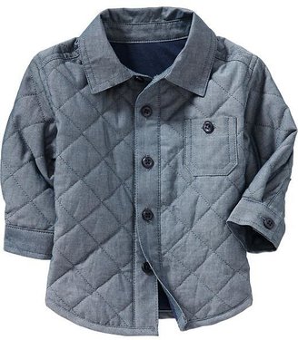 Old Navy Quilted Chambray Shirt-Jackets for Baby