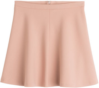 RED Valentino Flared Wool-Blend Skirt