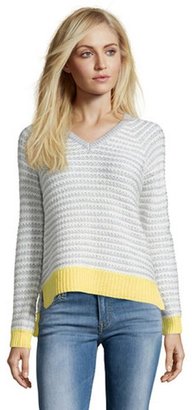 Design History moonbeam heather combo wool blend knit sweater