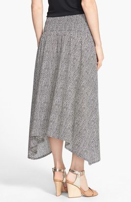 Eileen Fisher Print Organic Cotton Skirt