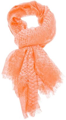 Stella McCartney snakeskin print scarf