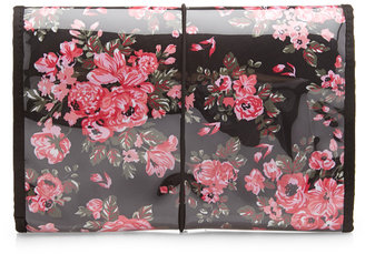 Forever 21 Floral Hanging Toiletry Case