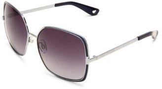 Juicy Couture Women's JU527S Butterfly Sunglasses,Ruthenium Frame/Gray Gradient Lens,One Size