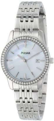 Seiko PULSAR Unisex PH7233 Analog Japanese-Quartz Silver Watch