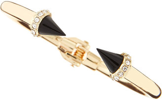 Panacea Crystal Spike Cuff Bracelet, Black