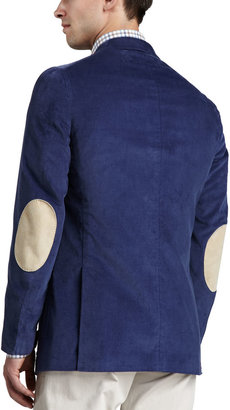 Vince Isaia Fine-Wale Corduroy Sport Coat, Blue