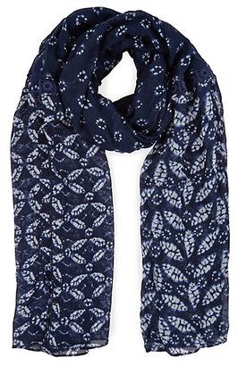 Marks and Spencer M&s Collection Modal Blend Batic Lace Insert Scarf