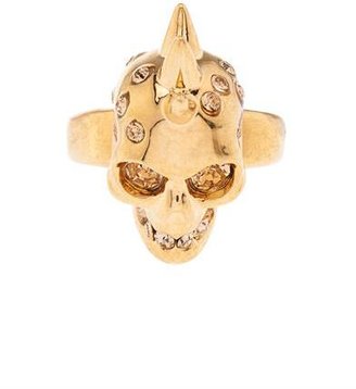 Alexander McQueen Punk skull ring