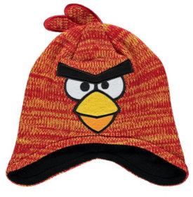 George Angry Birds Beanie Hat - Red
